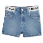 Pantal&oacute;n corto vaquero HUGO 
                    NI&Ntilde;A