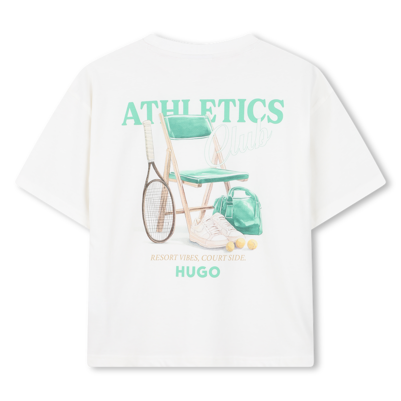 CAMISETA DE MANGA CORTA HUGO 
                        NI&Ntilde;O