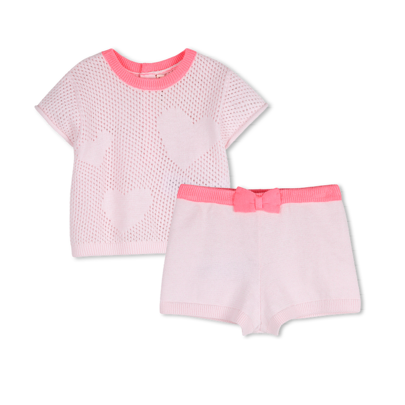 CONJUNTO DE CAMISETA Y PANTAL&Oacute;N CORTO BILLIEBLUSH 
                        NI&Ntilde;A