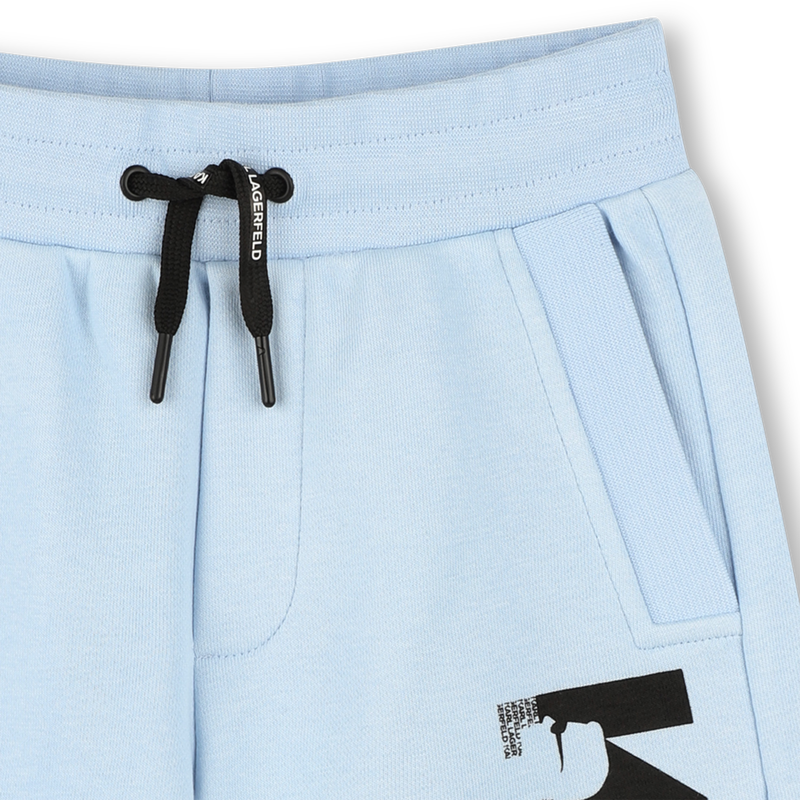 Bermudas el&aacute;sticas de algod&oacute;n KARL LAGERFELD KIDS 
                        NI&Ntilde;O