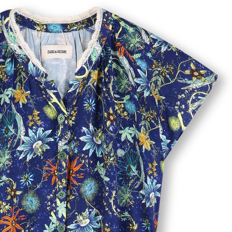 VESTIDO CORTO ESTAMPADO ZADIG & VOLTAIRE 
                        NI&Ntilde;A