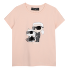 Camiseta de mangas cortas KARL LAGERFELD KIDS 
                    NI&Ntilde;A