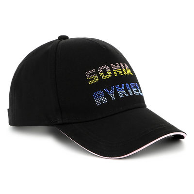 Gorro de algod&oacute;n con velcro SONIA RYKIEL NI&Ntilde;A