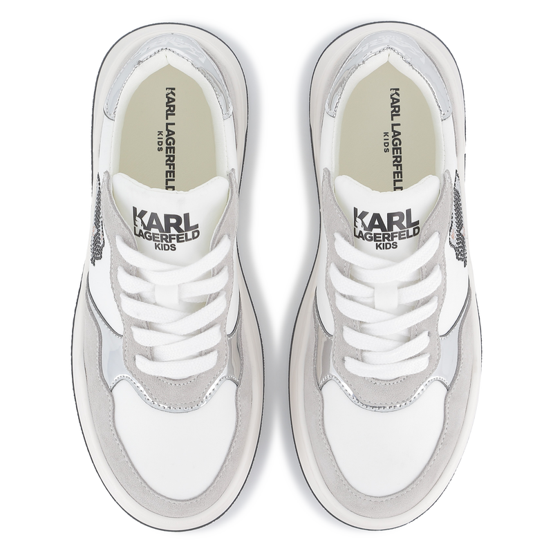 Zapatillas bajas con cordones KARL LAGERFELD KIDS 
                        NI&Ntilde;A
