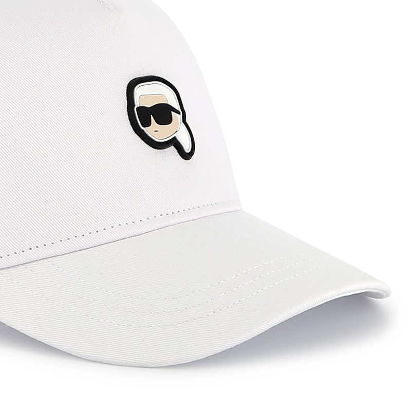 Gorra ajustable de algodón KARL LARGERFELD KIDS 
                        NIÑO