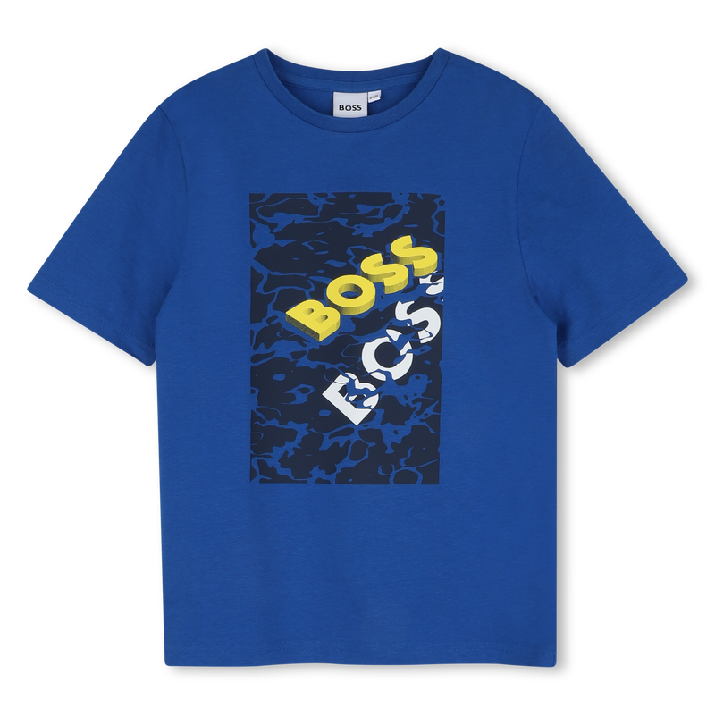 CAMISETA DE MANGA CORTA BOSS 
                        NI&Ntilde;O