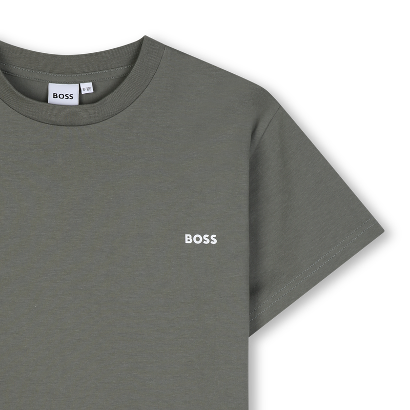 CAMISETA DE MANGA CORTA BOSS 
                        NI&Ntilde;O