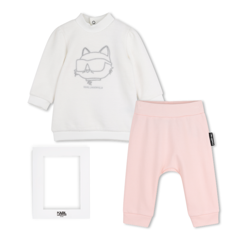 Conjunto de vestido y pantal&oacute;n KARL LAGERFELD KIDS 
                        NI&Ntilde;A