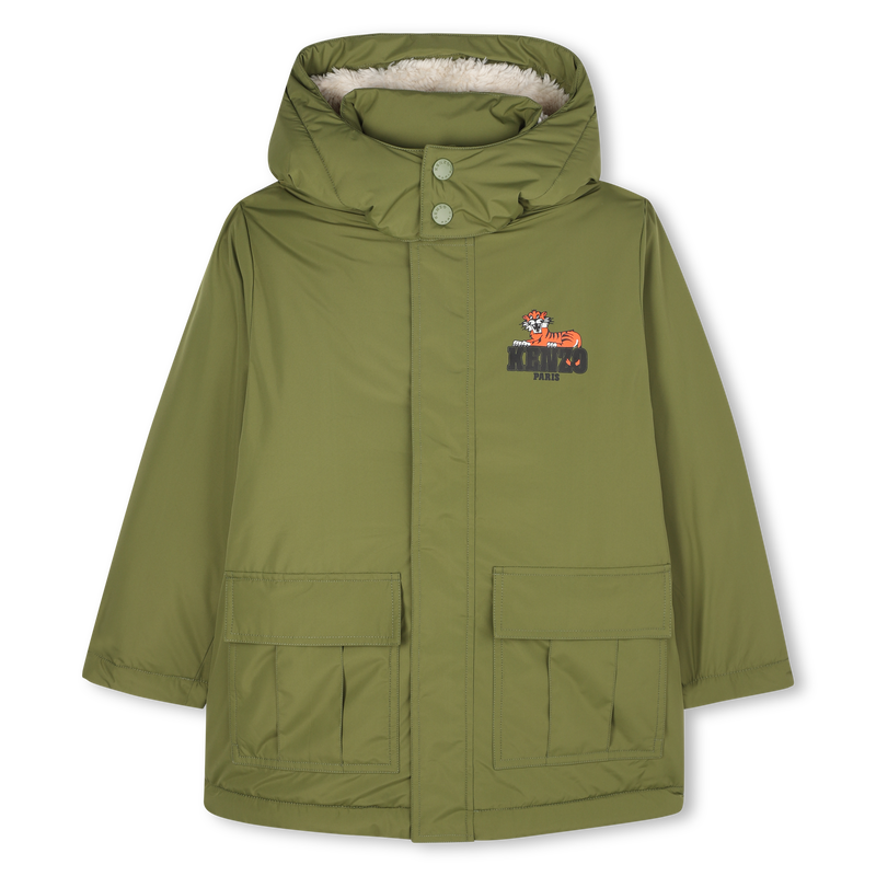 Parka con capucha KENZO KIDS 
                        NI&Ntilde;O