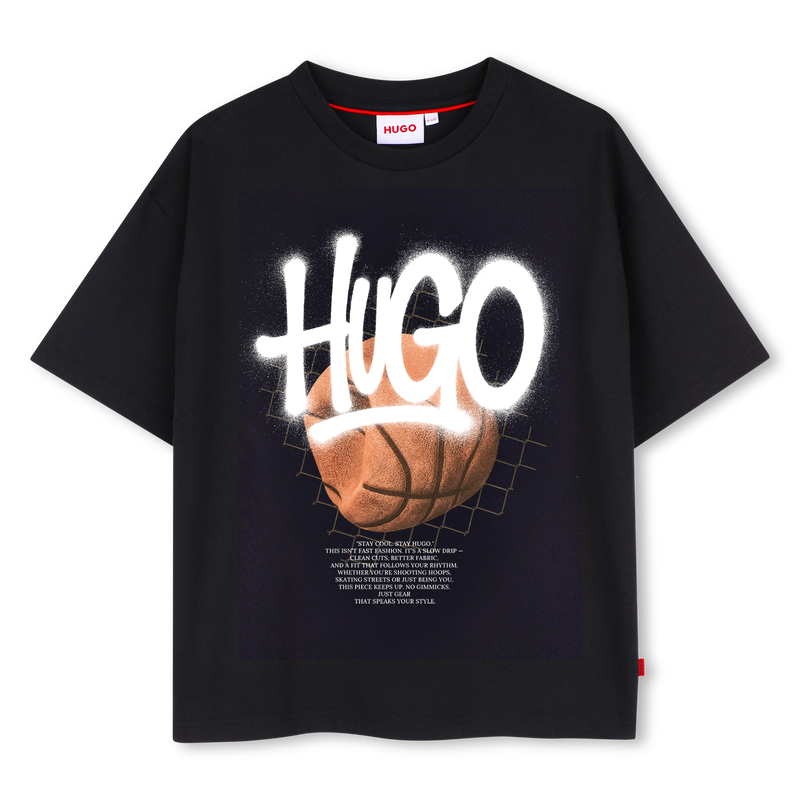 Camiseta de mangas cortas HUGO 
                        NI&Ntilde;O