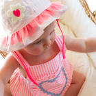 Sombrero con frunces BILLIEBLUSH 
                    NI&Ntilde;A