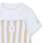 Conjunto mono + camiseta BOSS 
                    NI&Ntilde;O
