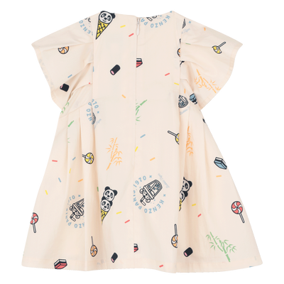 VESTIDO POPLIN KENZO KIDS NI&Ntilde;A