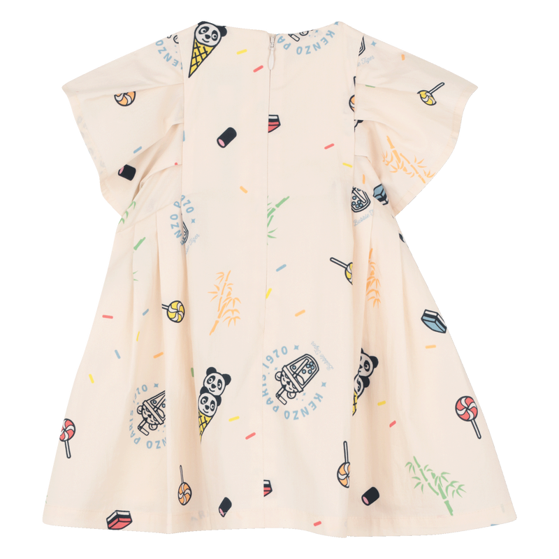 VESTIDO POPLIN KENZO KIDS 
                        NI&Ntilde;A