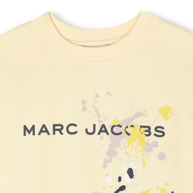 Camiseta de punto de algod&oacute;n MARC JACOBS 
                        NI&Ntilde;O