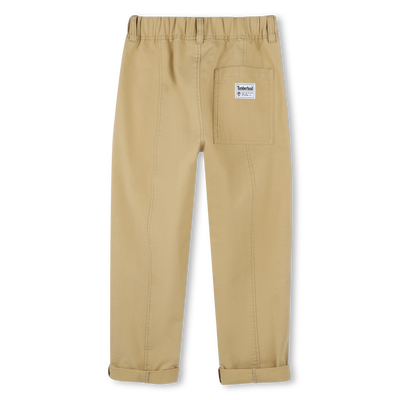 Pantal&oacute;n cargo de gabardina TIMBERLAND NI&Ntilde;O