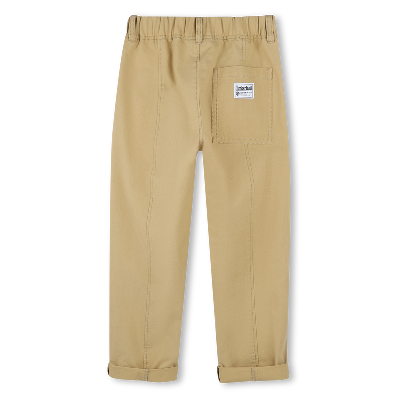 Pantal&oacute;n cargo de gabardina TIMBERLAND 
                        NI&Ntilde;O