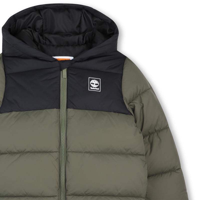 Chaqueta acolchada con capucha TIMBERLAND 
                        NI&Ntilde;O
