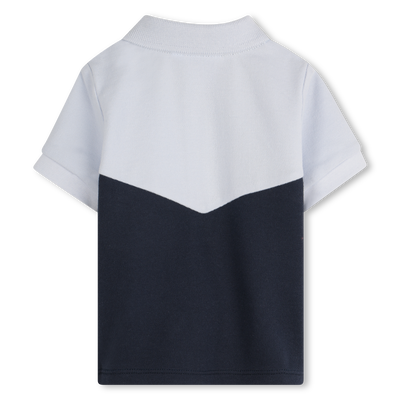 Polo con trenzado en la manga BOSS NI&Ntilde;O