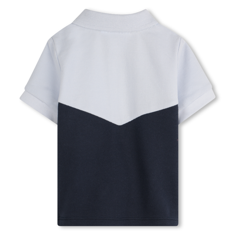 Polo con trenzado en la manga BOSS 
                        NI&Ntilde;O