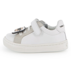 Zapatillas bajas de piel de vaca KARL LAGERFELD KIDS 
                    UNISEXO