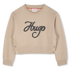 Sudadera de cuello redondo HUGO 
                    NI&Ntilde;A