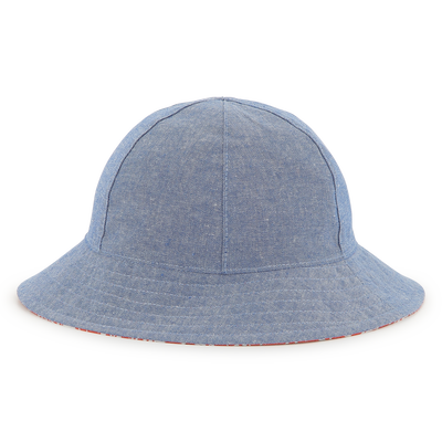 Gorro reversible de algod&oacute;n KENZO KIDS UNISEXO