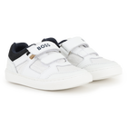 Zapatillas con rayas de velcro BOSS 
                    NI&Ntilde;O