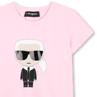 Camiseta ilustraci&oacute;n choupette KARL LAGERFELD KIDS 
                    NI&Ntilde;A