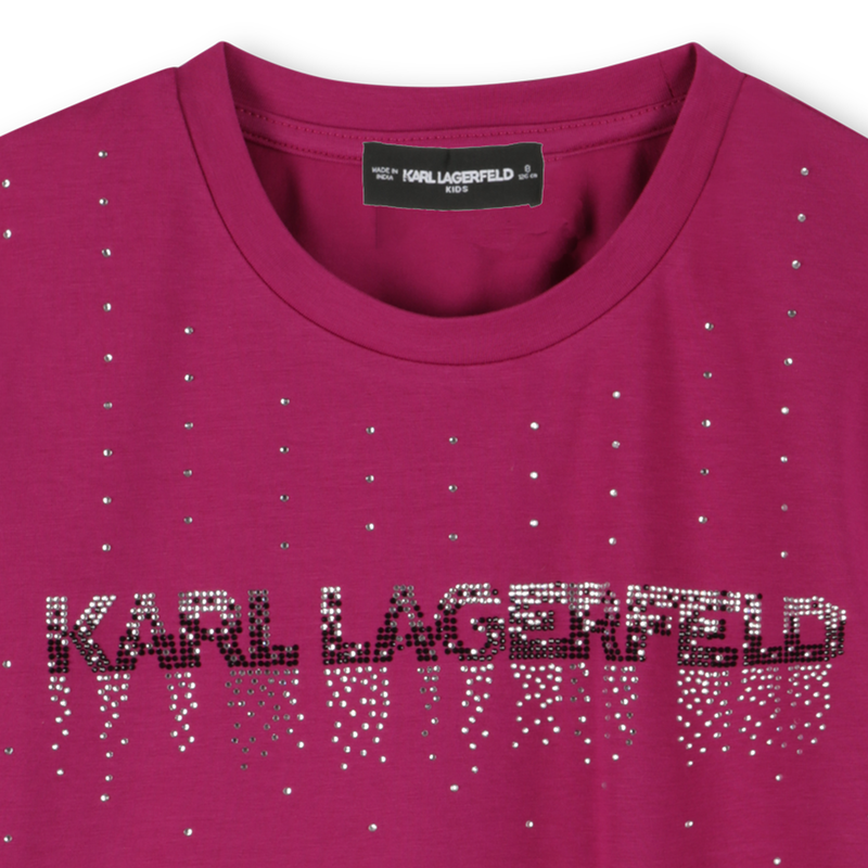 Camiseta de manga corta KARL LARGERFELD KIDS 
                        NIÑA