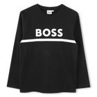 Camiseta de manga larga BOSS 
                    NI&Ntilde;O