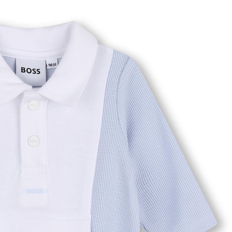 PIJAMA CON CIERRE A PRESI&Oacute;N BOSS 
                        NI&Ntilde;O