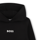SUDADERA CON CAPUCHA BOSS 
                    NI&Ntilde;O