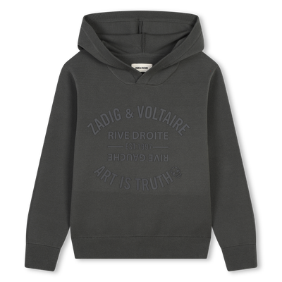 Jersey de punto con capucha ZADIG VOLTAIRE NI&Ntilde;O