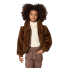 Chaqueta de forro polar esponjoso CHLOE 
                    NI&Ntilde;A