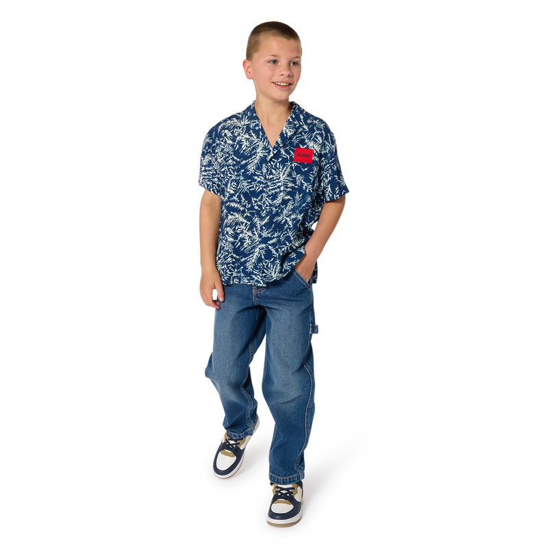 CAMISA DE MANGA CORTA HUGO 
                        NI&Ntilde;O