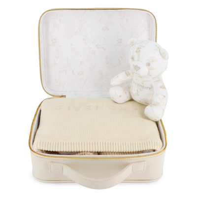 Conjunto de manta y peluche. GIVENCHY UNISEXO