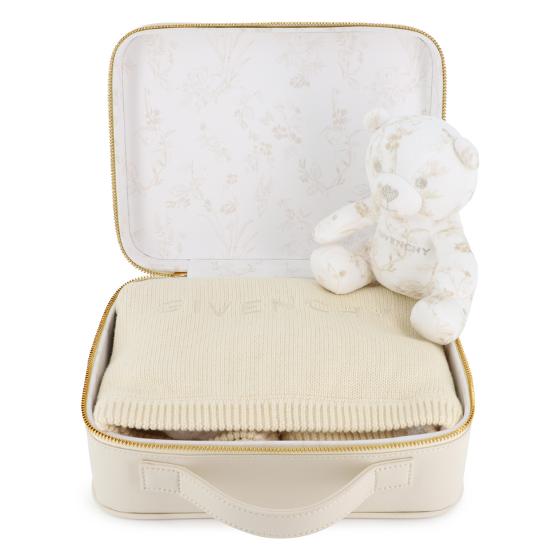 Conjunto de manta y peluche. GIVENCHY 
                        UNISEXO