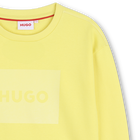 Sudadera fleece HUGO 
                    NI&Ntilde;O
