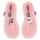 Sandalias con tiras ajustables KARL LAGERFELD KIDS 
                    NI&Ntilde;A