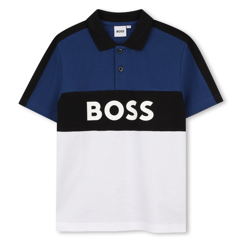POLO MANGA CORTA BOSS 
                        NI&Ntilde;O