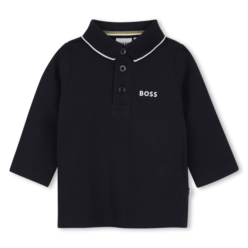 Polo de manga larga BOSS 
                        NI&Ntilde;O