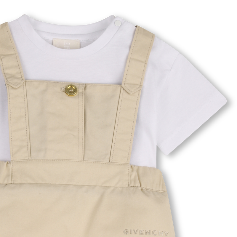 CONJUNTO DE VESTIDO Y CAMISETA GIVENCHY 
                        NI&Ntilde;A