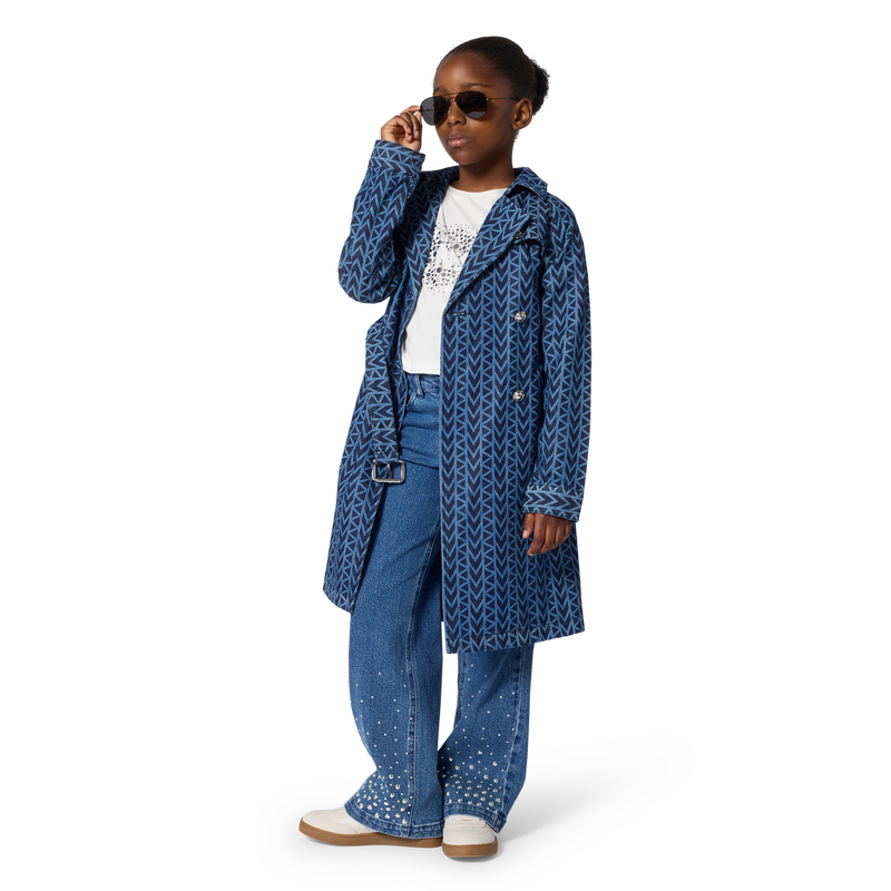 JEANS DE CINTURA AJUSTABLE MICHAEL KORS 
                        NI&Ntilde;A