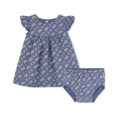 Vestido y pololos de algod&oacute;n BOSS NI&Ntilde;A