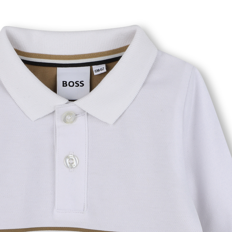 Polo de manga larga BOSS 
                        NI&Ntilde;O