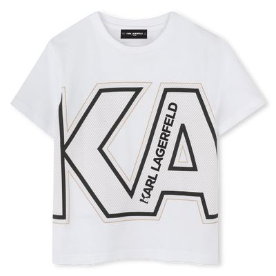 Camiseta de manga corta KARL LAGERFELD KIDS NI&Ntilde;O