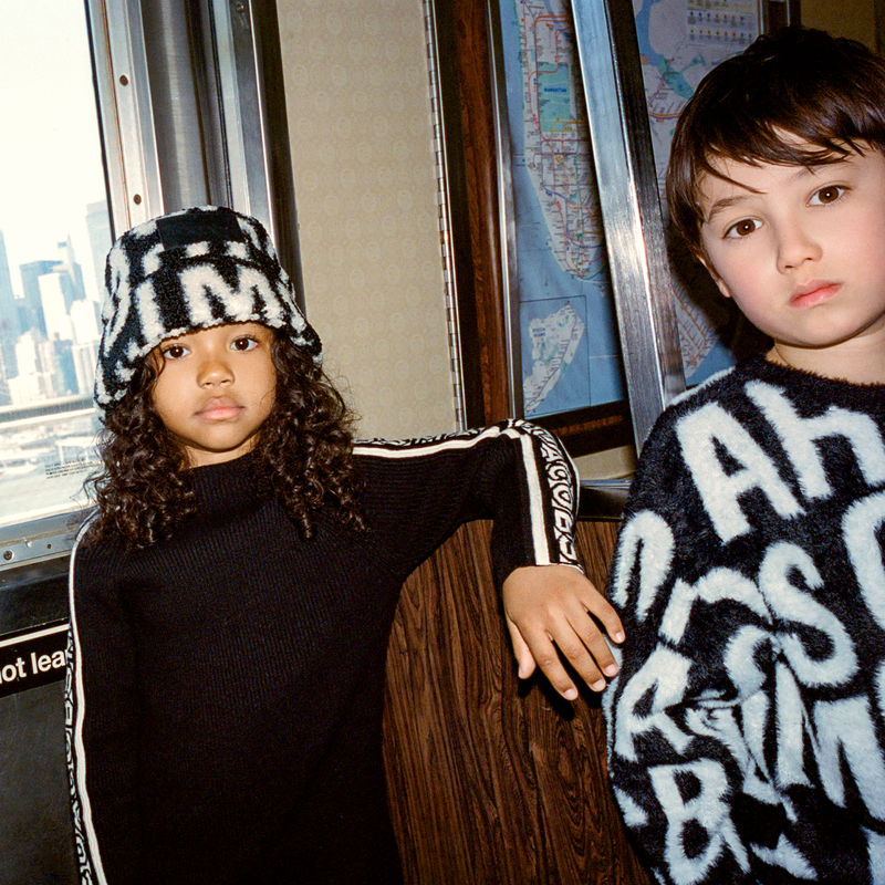 Vestido jersey algod&oacute;n y lana MARC JACOBS 
                        NI&Ntilde;A