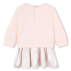 Vestido bimateria lentejuelas MICHAEL KORS 
                    NI&Ntilde;A