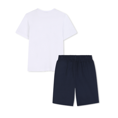CONJUNTO CAMISETA + BERMUDAS BOSS NI&Ntilde;O
